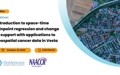 BioMedware Partners With NAACCR: Space-Time Analysis and Modeling Webinar